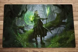 Nissa Sage Animist Trading Card Game MTG Playmat TCG CCG Mat Free Bag - Image 1
