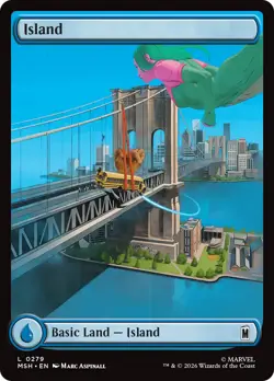 Island (0279) [Marvel Super Heroes] Foil Near Mint - Image 1