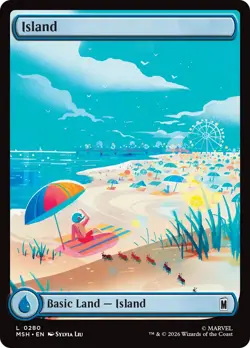 Island (0280) [Marvel Super Heroes] Foil Near Mint - Image 1
