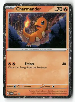 Charmander (Cosmos Holo) 047 Holo Promo Scarlet & Violet Promo Pokemon Near Mint - Image 1