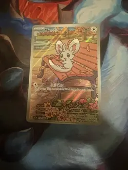Minccino 152/086 Holo Illustration Rare SV: Black Bolt NM English Pokemon TCG - Image 1