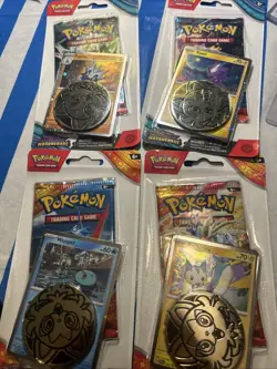 4 Pokemon Blister Packs (2) twilight Masquerade & (2) Surging Sparks Scarlet - Image 1