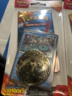 4 Pokemon Blister Packs (2) twilight Masquerade & (2) Surging Sparks Scarlet - Image 3
