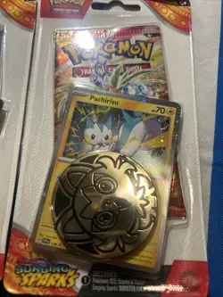 4 Pokemon Blister Packs (2) twilight Masquerade & (2) Surging Sparks Scarlet - Image 4