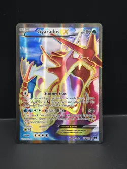 Pokemon Gyarados EX TCG Full Art Holo Ultra Rare Card 114/122 XY-Breakpoint - Image 1