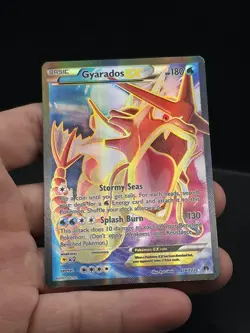 Pokemon Gyarados EX TCG Full Art Holo Ultra Rare Card 114/122 XY-Breakpoint - Image 3