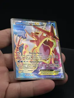 Pokemon Gyarados EX TCG Full Art Holo Ultra Rare Card 114/122 XY-Breakpoint - Image 5