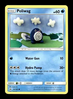 Pokemon Sun & Moon Poliwag 30/149 - Image 1