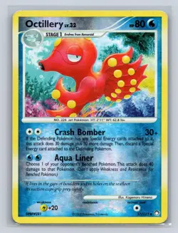 Octillery 57/123 Uncommon Mysterious Treasures Pokemon Reverse Holo MP - Image 1