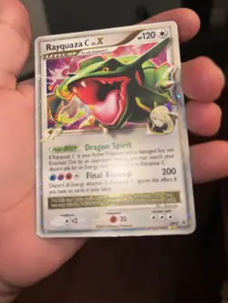 Pokemon Rayquaza C LV. X DP47 Holo Black Star Promo - Image 1