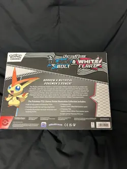 POKEMON TCG Scarlet Violet Black Bolt & White Flare Victini factory sealed box - Image 2