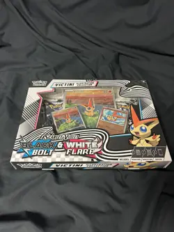 POKEMON TCG Scarlet Violet Black Bolt & White Flare Victini factory sealed box - Image 3