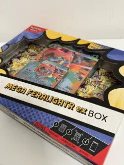 Pokemon TCG Mega Evolution Ascended Heroes Mega Feraligatr ex Box New Sealed UK - Image 5