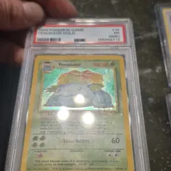 Pokemon TCG Venusaur Base Set 15/102 Holo Rare Stage 2 PSA Graded 1999 EN - Image 3