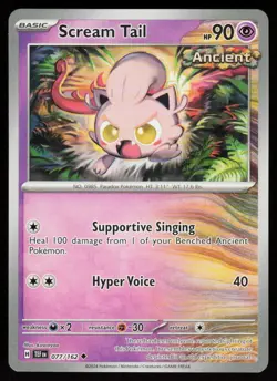 Scream Tail 077/162 Uncommon Temporal Forces Pokemon Near Mint - Image 1