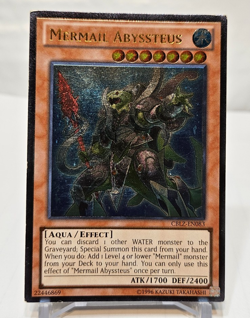 ULTIMATE Rare Mermail Abyssteus CBLZ-EN083 Unlimited Yugioh 7672 - Image 1