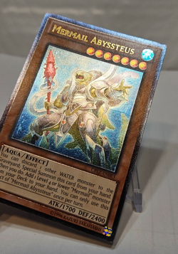 ULTIMATE Rare Mermail Abyssteus CBLZ-EN083 Unlimited Yugioh 7672 - Image 3