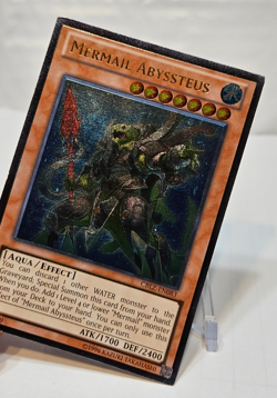 ULTIMATE Rare Mermail Abyssteus CBLZ-EN083 Unlimited Yugioh 7672 - Image 4