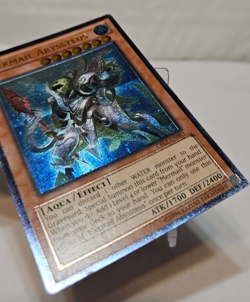 ULTIMATE Rare Mermail Abyssteus CBLZ-EN083 Unlimited Yugioh 7672 - Image 5
