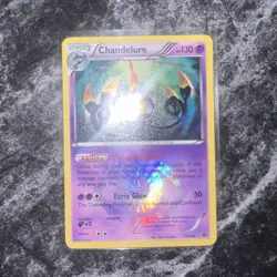 Pokemon Chandelure 101/99 Next Destinies Secret Rare Holo Stage 2 130 HP - Image 2
