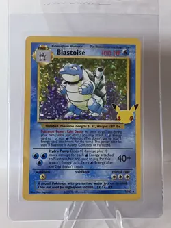Mint Pokemon TCG Blastoise Celebrations: Classic Collection 2/102 Holo Rare - Image 1