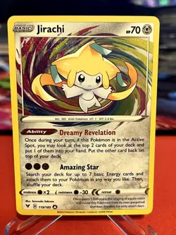 Jirachi 119/185 Amazing Rare Vivid Voltage Pokemon Near Mint - Image 1