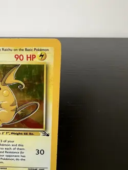 Raichu - 14/62 Fossil Holo Rare - LP - Pokemon TCG WOTC Vintage 1999 - Image 3