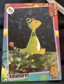 Ampharos PM-PR No. 002 PR Ice Holo Eif Origin 4.0 Non-TCG Pokemon - Image 1