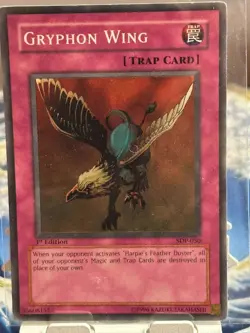 Gryphon Wing - SDP-050 Super Rare - YuGiOh- 1st Edition - Image 1