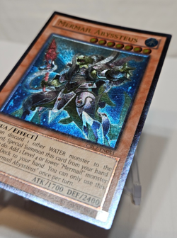 ULTIMATE Rare Mermail Abyssteus CBLZ-EN083 Unlimited Yugioh 7671 - Image 2