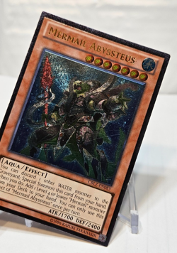 ULTIMATE Rare Mermail Abyssteus CBLZ-EN083 Unlimited Yugioh 7671 - Image 4