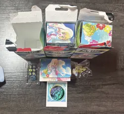Pokemon Lillie's Premium Tournament Collection Deck Box & Sleeves etc lot of 3 - Image 2