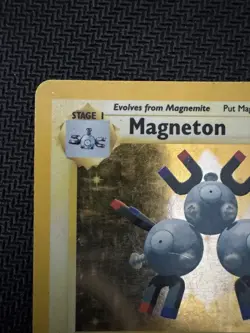 Magneton Base Set 9/102 Holo Rare Unlimited 1999 Wizards Pokemon TCG - Image 2