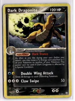 Dark Dragonite 15/109 Rare Team Rocket Returns Pokemon Heavily Played - Image 1