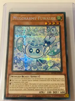 Mulcharmy Fuwalos MP25-EN102 Prismatic Secret Rare + FREE BOOSTER! - Image 2