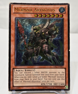 ULTIMATE Rare Mermail Abyssteus CBLZ-EN083 Unlimited Yugioh 7670 - Image 1