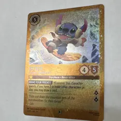 Disney Lorcana Stitch Carefree Snowboarder 42/P3 EN 11 Foil Promo - Image 3