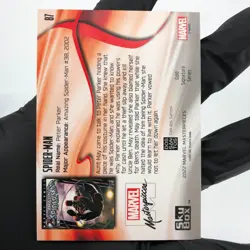 Marvel Card Spider-Man 87 Signature Series Masterpieces 2022 Upper Deck - Image 3