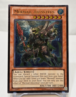 ULTIMATE Rare Mermail Abyssteus CBLZ-EN083 Unlimited Yugioh 7669 - Image 1