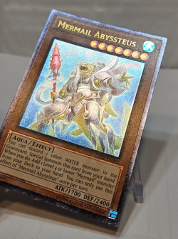 ULTIMATE Rare Mermail Abyssteus CBLZ-EN083 Unlimited Yugioh 7669 - Image 3