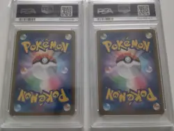 PSA10 9 Seq Set Perrin SAR 092/066 Hisuian Growlithe AR 075/066 Pokemon Card JPN - Image 2