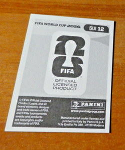 PANINI FOOTBALL FIFA WORLD CUP STICKER CARD CARTE RIEDER SUI 112 MINT 2026 - Image 2