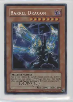 Barrel Dragon Japanese YuGiOh The Valuable Book 5 Promo #VB5-005 2002 - Image 1