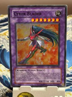 Yugioh! LP Cyber Blader - EEN-EN032 - Super Rare - 1st Edition Lightly Played, E - Image 1