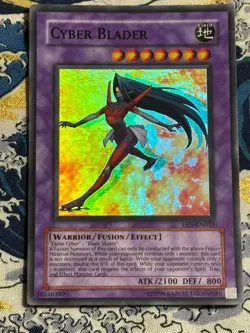 Yugioh! LP Cyber Blader - EEN-EN032 - Super Rare - 1st Edition Lightly Played, E - Image 3