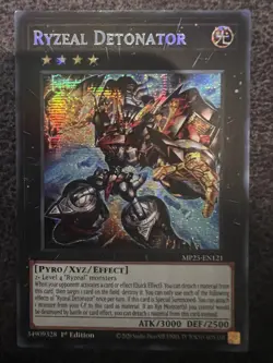 Yugioh Ryzeal Detonator MP25-EN121 1st Edition Prismatic Secret Rare NM - Image 1