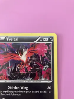 Pokemon Card TCG - Yveltal - 65/114 - Holo - XY Steam Siege Excellent Condition - Image 5