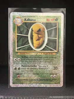 Pokemon TCG Kakuna Legendary Collection Reverse Holo Card 50/110 2002 - Image 1