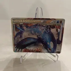 Kyogre & Groudon Legend (Top) 87/90 Undaunted Holo Pokemon Card NM-LP - Image 1