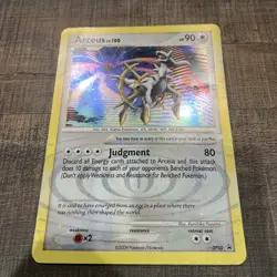 Pokemon Card Arceus Lv.100 DP50 LP Diamond Pearl Black Star Promo Holo Rare - Image 1